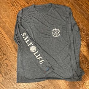 Salt life long sleeve fishing shirt UVAPOR